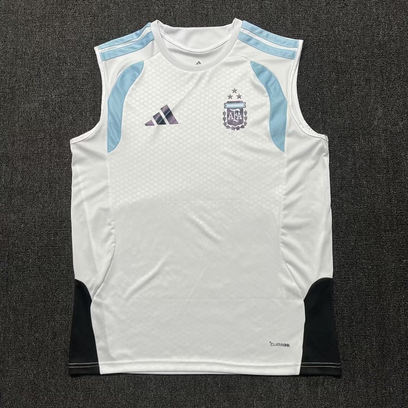 2025-26 Mens Argentina white vest