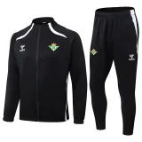 2025-26 Mens Real Betis Black  jacket Tracksuit