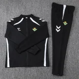 2025-26 Mens Real Betis Black  jacket Tracksuit
