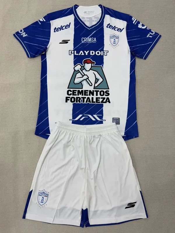 2025-26 Kids Pachuca home  Soccer Jersey