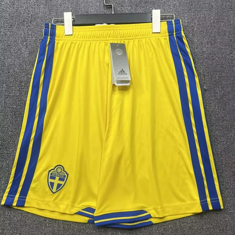 2026-27 Mens Sweden Home Yellow Shorts Pants