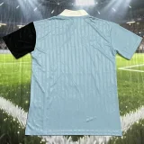 2025-26 Mens Oasis Blue Black Polo soccer jersey