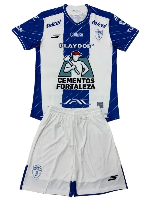 2025-26 Kids Pachuca home  Soccer Jersey