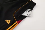 2025-26 Mens Roma Black Hoodie Tracksuit
