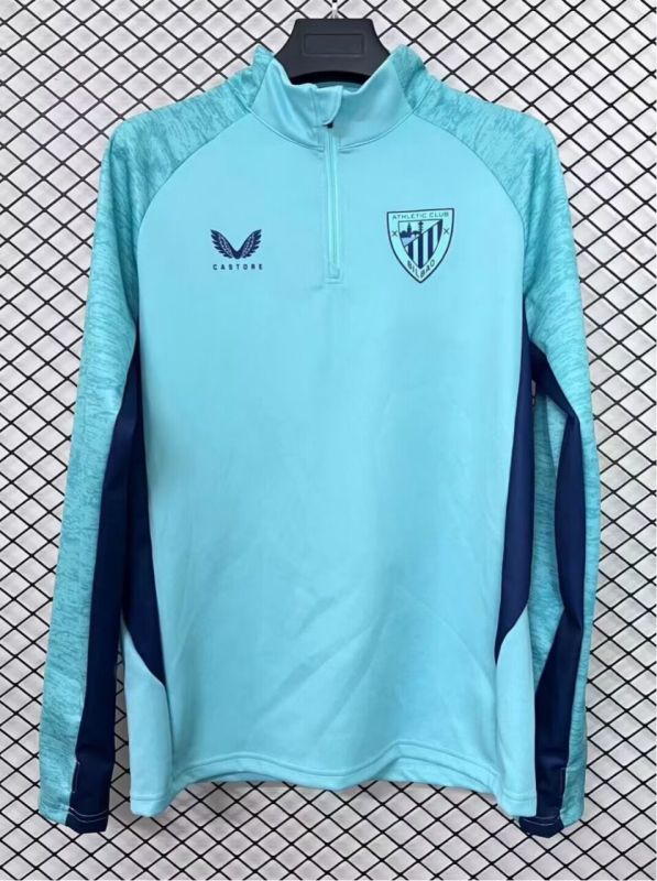2025-26 Mens  Athletic Bilbao Half Pull  Sportswear Top