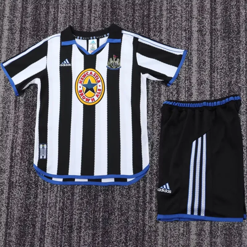 1999-2000 Kids Newcastle Home  Retro Soccer Jersey