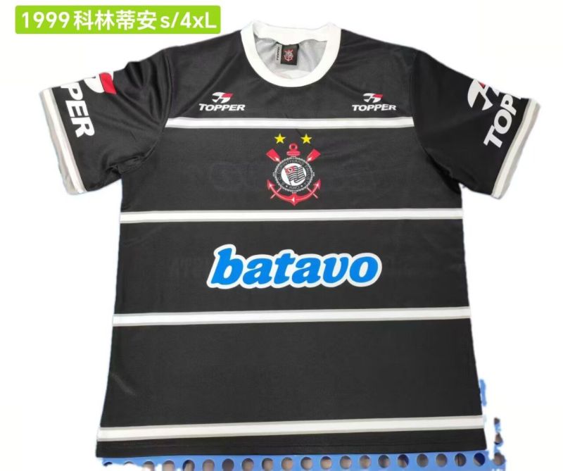 1999 Mens Corinthians Retro  Soccer Jersey