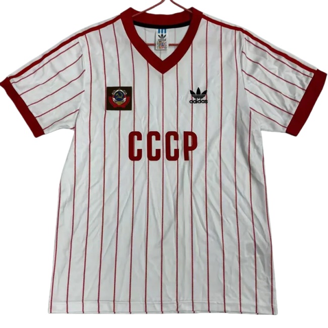 1982-1983 Soviet Union Away Retro Soccer Jersey