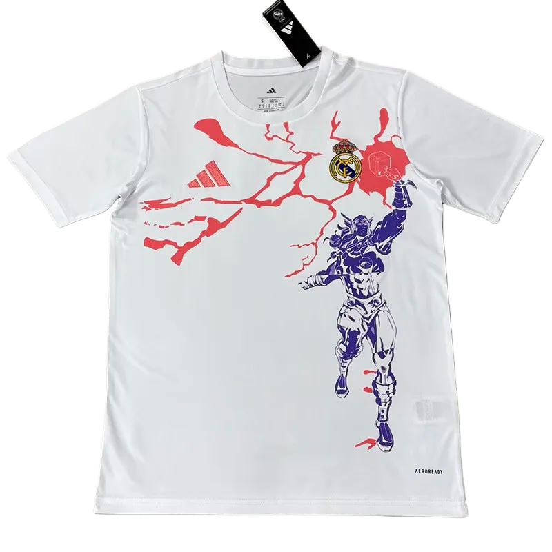 2025-26 Mens Real Madrid white Special Edition soccer Jersey
