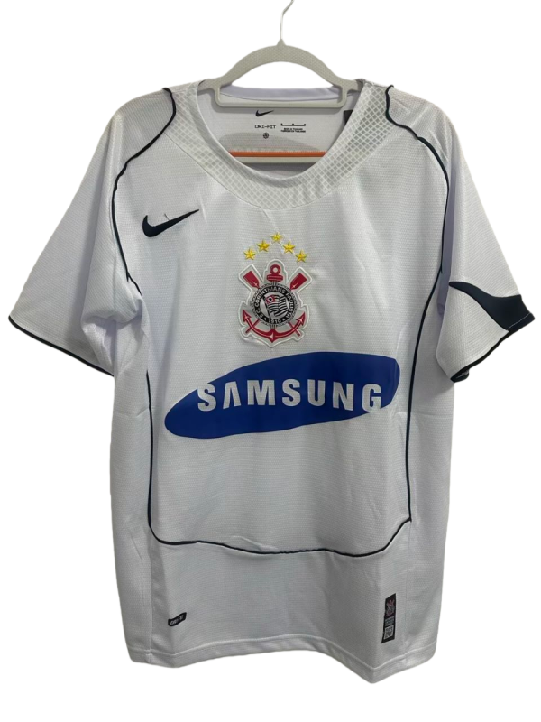 2006 Mens Corinthians Home Retro Soccer Jersey
