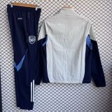 2025-26 Mens Arsenal  grey  Jacket  Windbreaker suit
