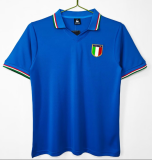 1982 Mens  Italy Home Retro Soccer Jersey