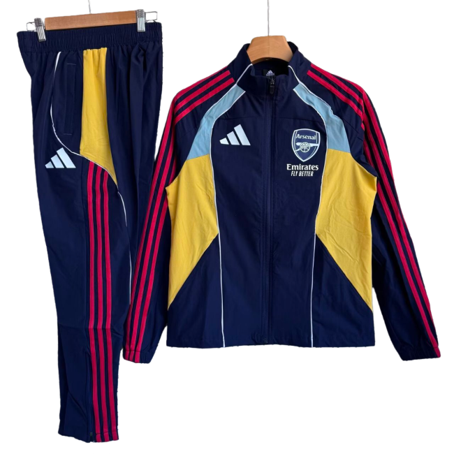 2025-26 Mens Arsenal  Royal blue  Jacket  Windbreaker suit