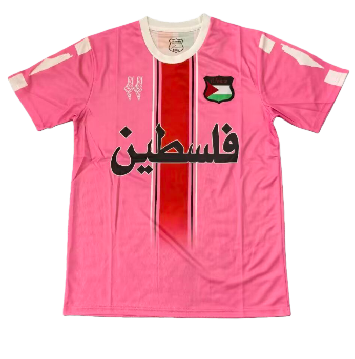 2025-26 Mens Palestine（Palestina） Special Edition pink soccer jersey