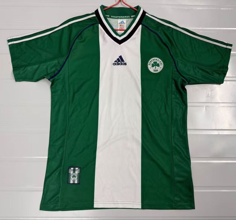 1998-99 Panathinaikos Home Retro Soccer Jersey