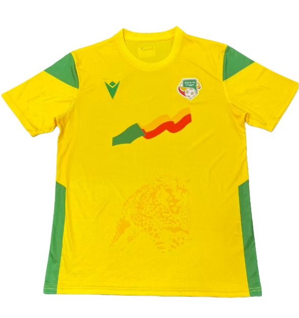 2026-27 Mens Benin yellow away Soccer Jersey