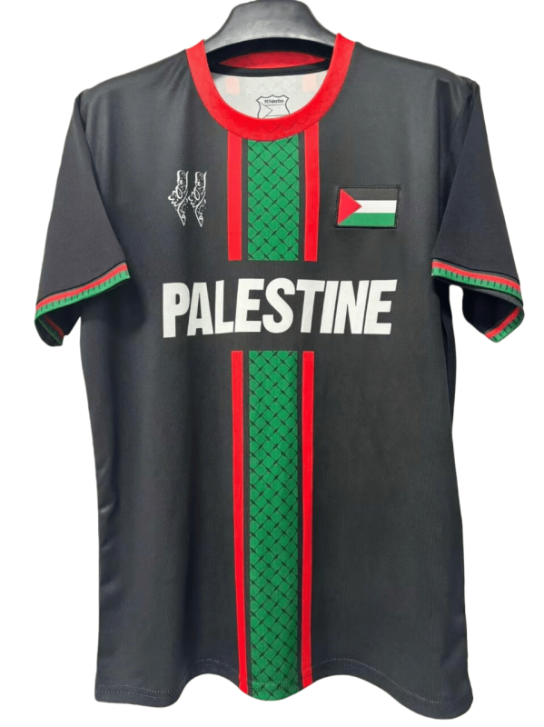 2025-26 Mens Palestine（Palestina） Special Edition black soccer jersey