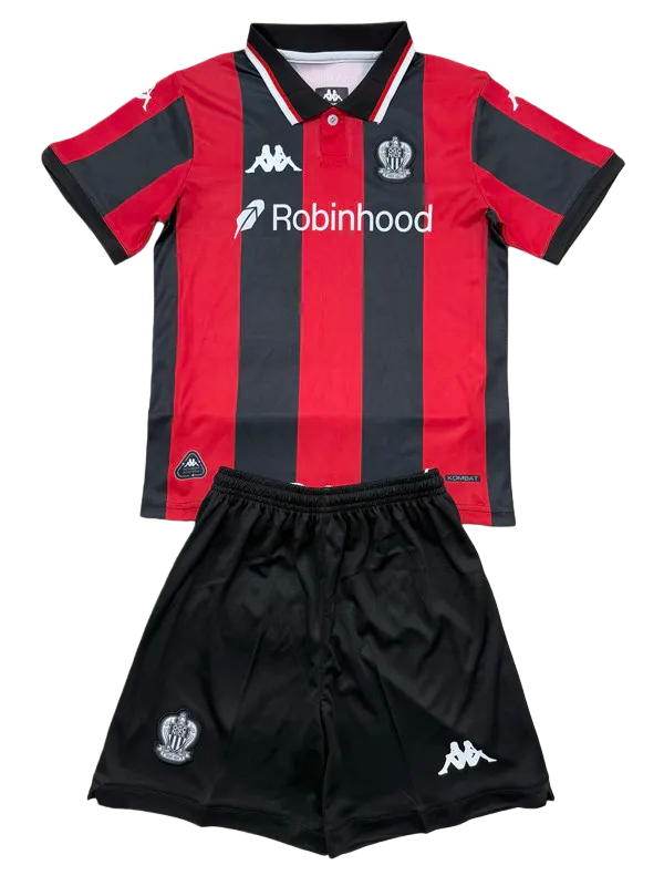 2025-26  Kids OGC Nice home Soccer Jersey