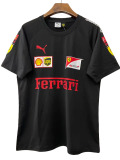 25-26 F1 Ferrari Black Casual T-Shirts Racing Suit (圆领)