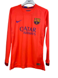 2014-15 Mens Barcelona Retro away Long sleeve soccer Jersey