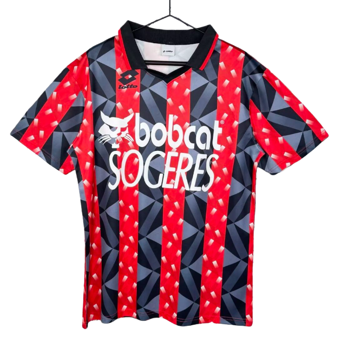 1993-94 Mens OGC Nice home Retro Soccer Jersey