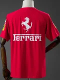25-26 F1 Ferrari Red Casual T-Shirts Racing Suit (圆领)