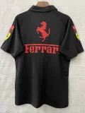 25-26 F1 Ferrari Black Casual Polo Racing Suit (有领)