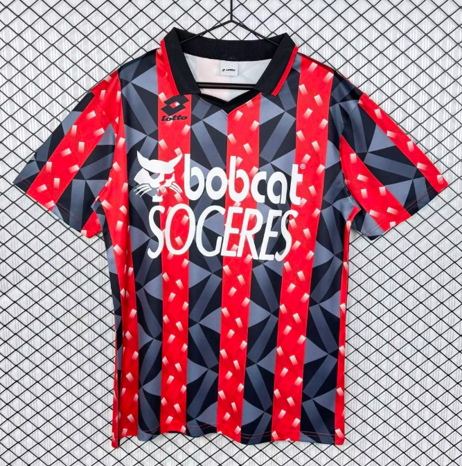 1993-94 Mens OGC Nice home Retro Soccer Jersey