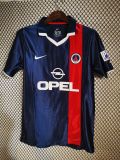 2001-02 Mens PSG home Retro Soccer Jersey