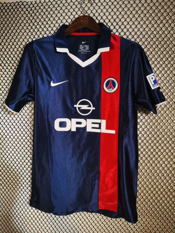 2001-02 Mens PSG home Retro Soccer Jersey