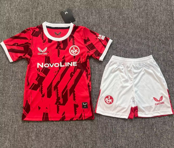 2025-26 Kids Kaiserslautern home red soccer jersey