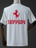 25-26 F1 Ferrari White Casual T-Shirts Racing Suit (圆领)