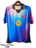 2025-26 Mens Barcelona blue Special Edition Player soccer jersey