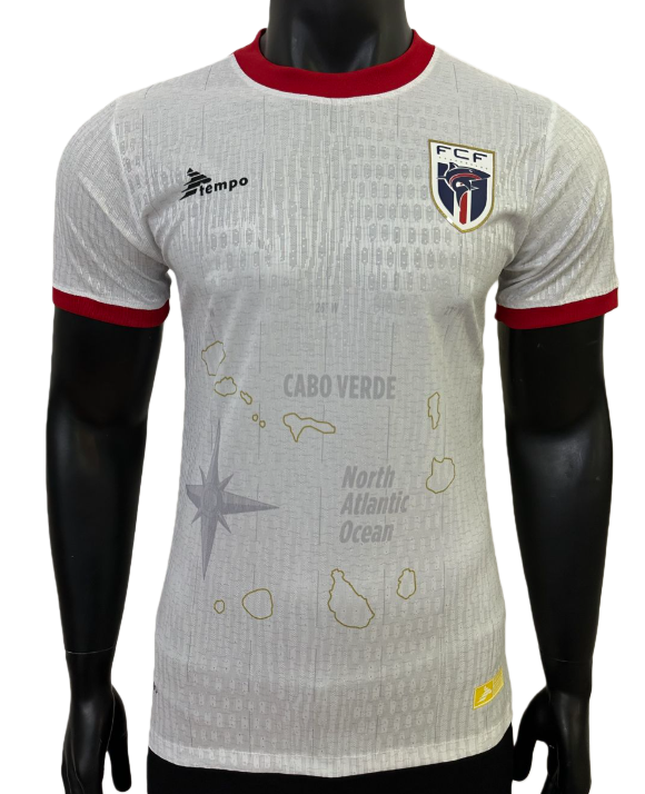2026-27 Mens Cape Verde away white Player version Soccer Jersey
