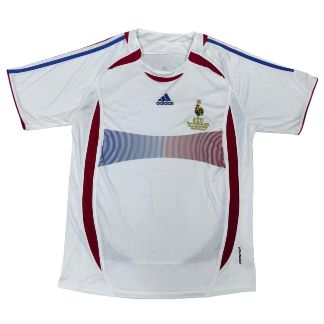 2006 Mens France Away Retro Soccer Jersey