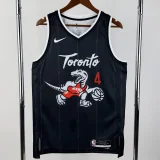 25-26 Raptors BARNES #4 Black City Edition Top Quality Hot Pressing NBA Jersey