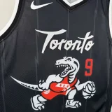 25-26 Raptors BARRETT #9 Black City Edition Top Quality Hot Pressing NBA Jersey