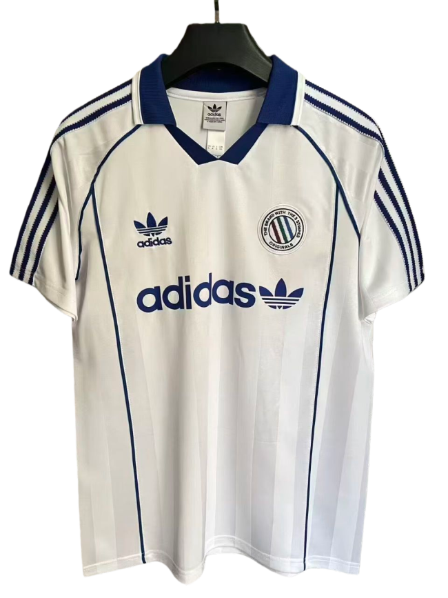 2025-26 Mens Ad Three Stripes Classic Edition white Polo soccer jersey