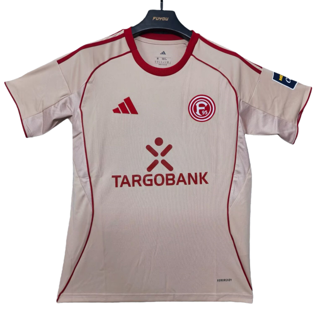 2025-26 Mens Fortuna Dusseldorf  yellow Soccer Jersey