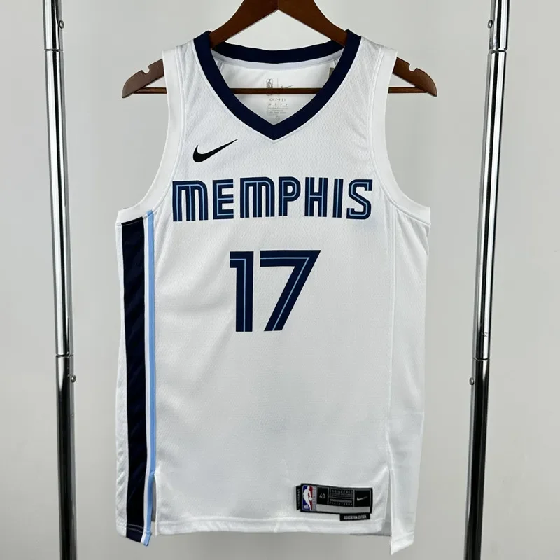 22-23 Grizzlies KAWAMURA #17 White Top Quality Hot Pressing NBA Jersey