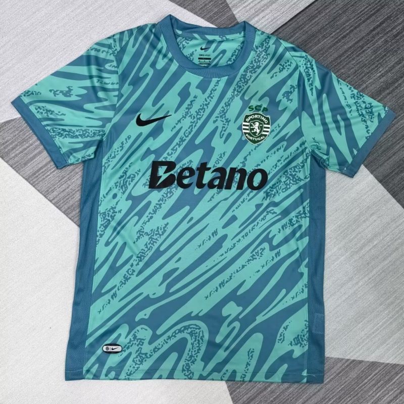 2025-26 Mens Sporting Lisbon Special Edition  Blue  soccer Jersey