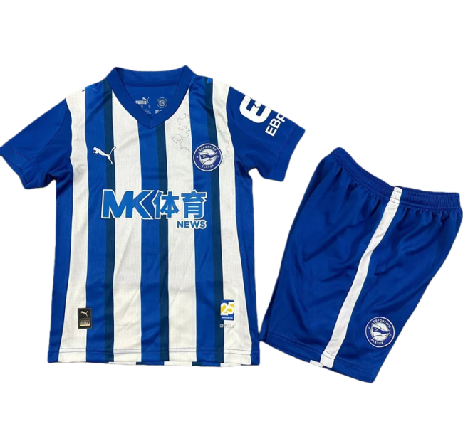 2025-26  KIDS  Deportivo La Coruna  Home soccer Jersey