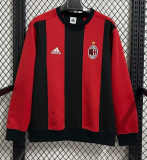 2025-26 Mens  AC Milan red black Hoodie (无帽卫衣)