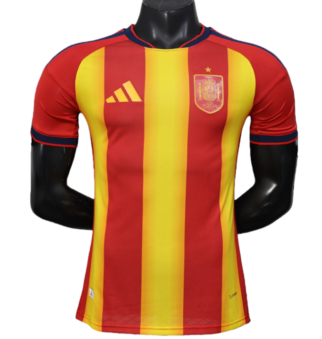 2026-27 Mens Spain Special Edition red-yellow  Player version soccer Jersey