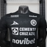 2025-26 Mens Cruz Azul Third away black Player version soccer Jersey