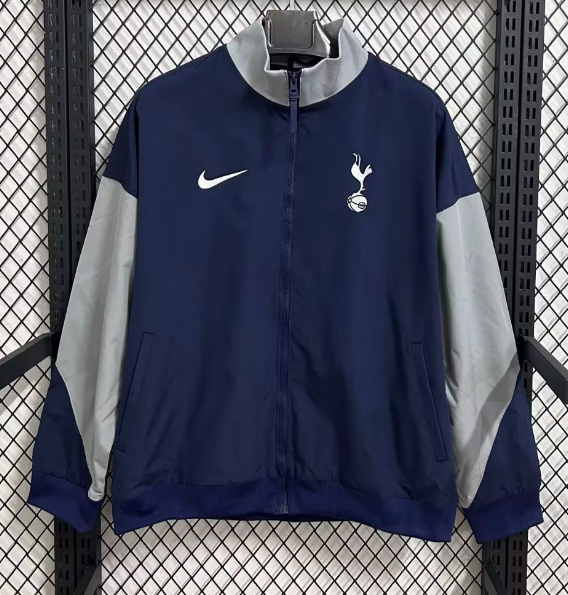 2025-26 Mens Tottenham Hotspur dark blue  windbreaker