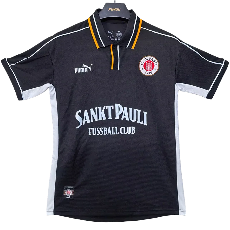 2025-26 ST PAULI Black Special Edition Fans Soccer Jersey