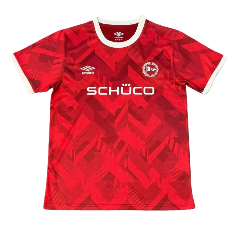 2025-26 Mens Bielefeld third away red soccer jersey