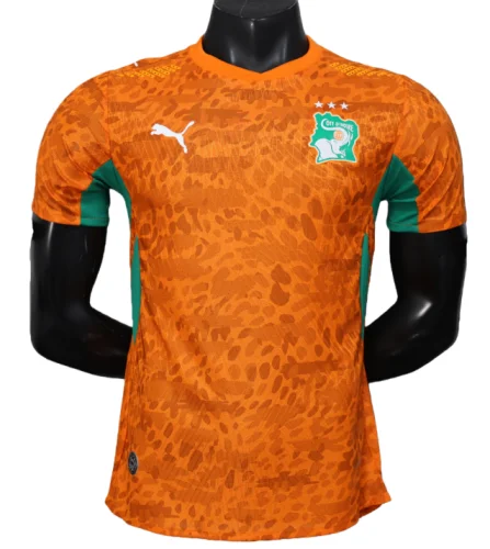 2026-27 Mens Ivory Coast home Orange  Player version soccer Jersey