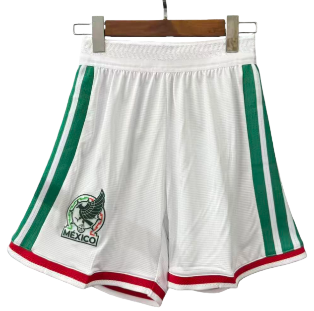 2025-26 Mexico Home white player version Shorts Pants